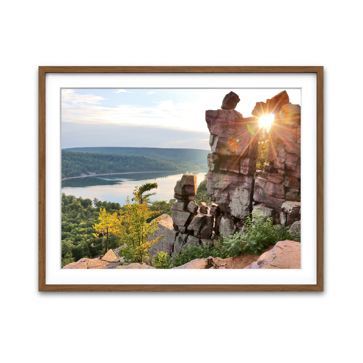 Framed Print 4x3 Walnut