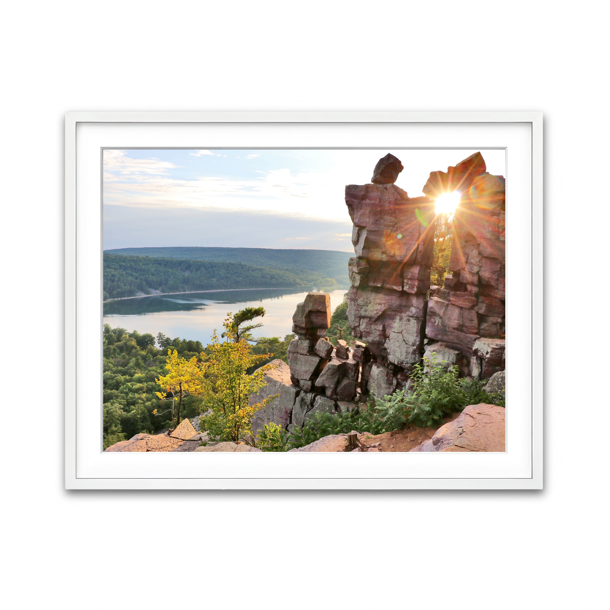 Framed Print 4x3 White