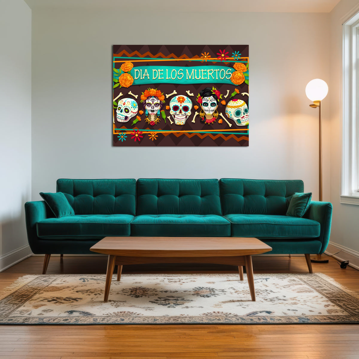 AUTO-MOCKUP ROOM | Dia De Los Muertos