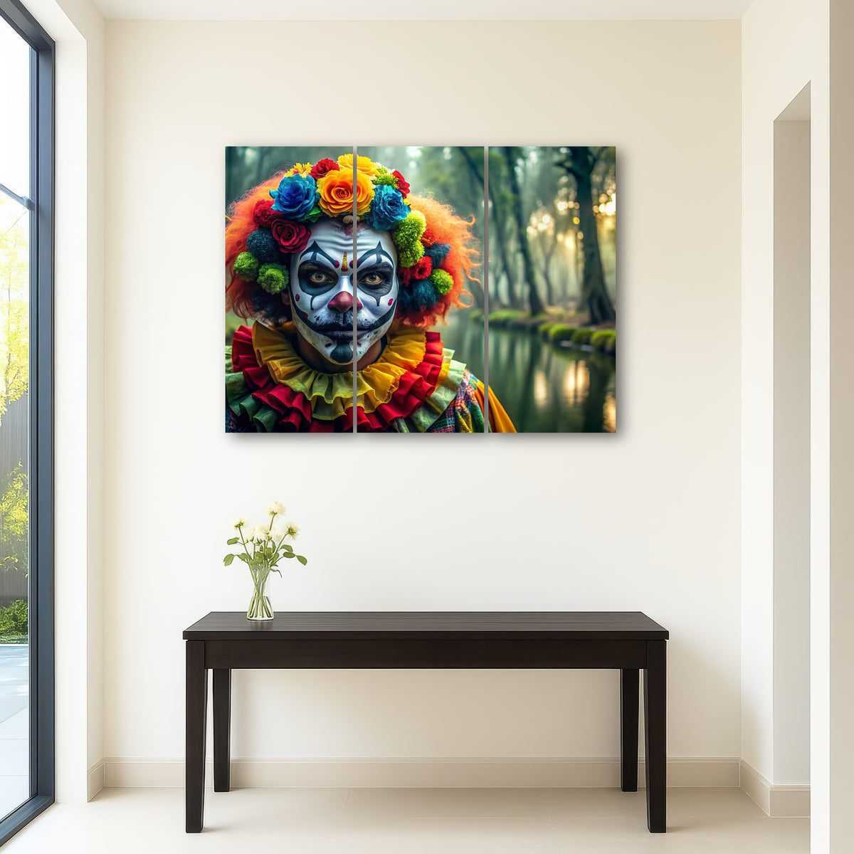 AUTO-MOCKUP ROOM | Dia de Los muertos swamp clown