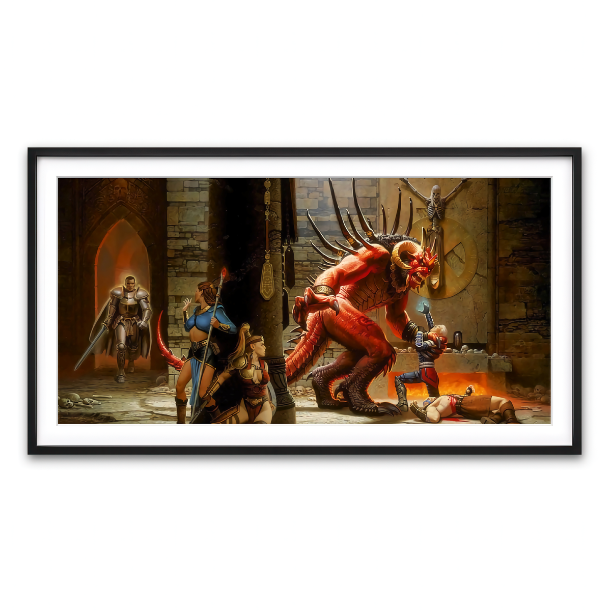 Framed Print 2x1 Black