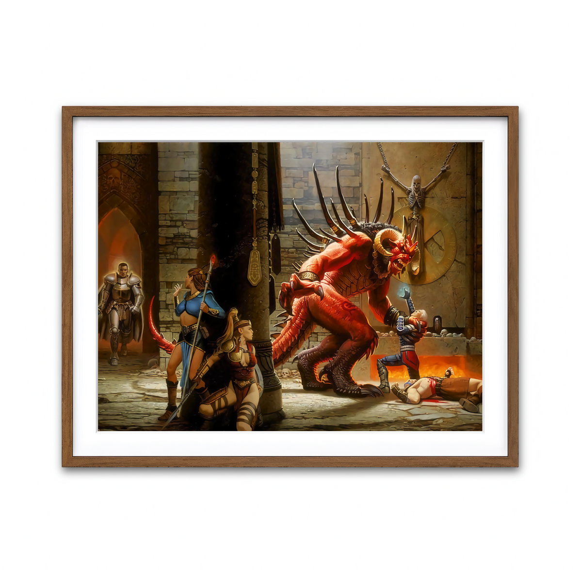 Framed Print 4x3 Walnut