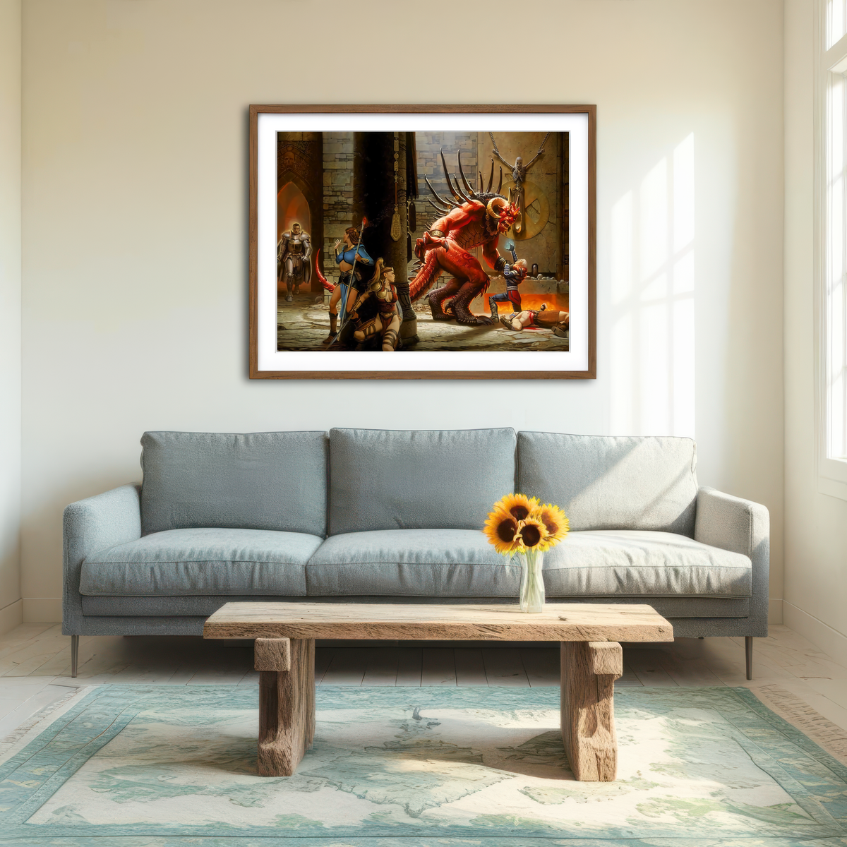 AUTO-MOCKUP ROOM | Diablo 2 Wall Art
