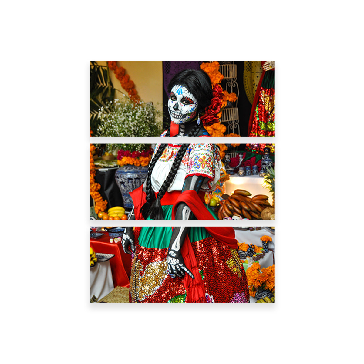 Dia de los Muertos Woman Wall Art
