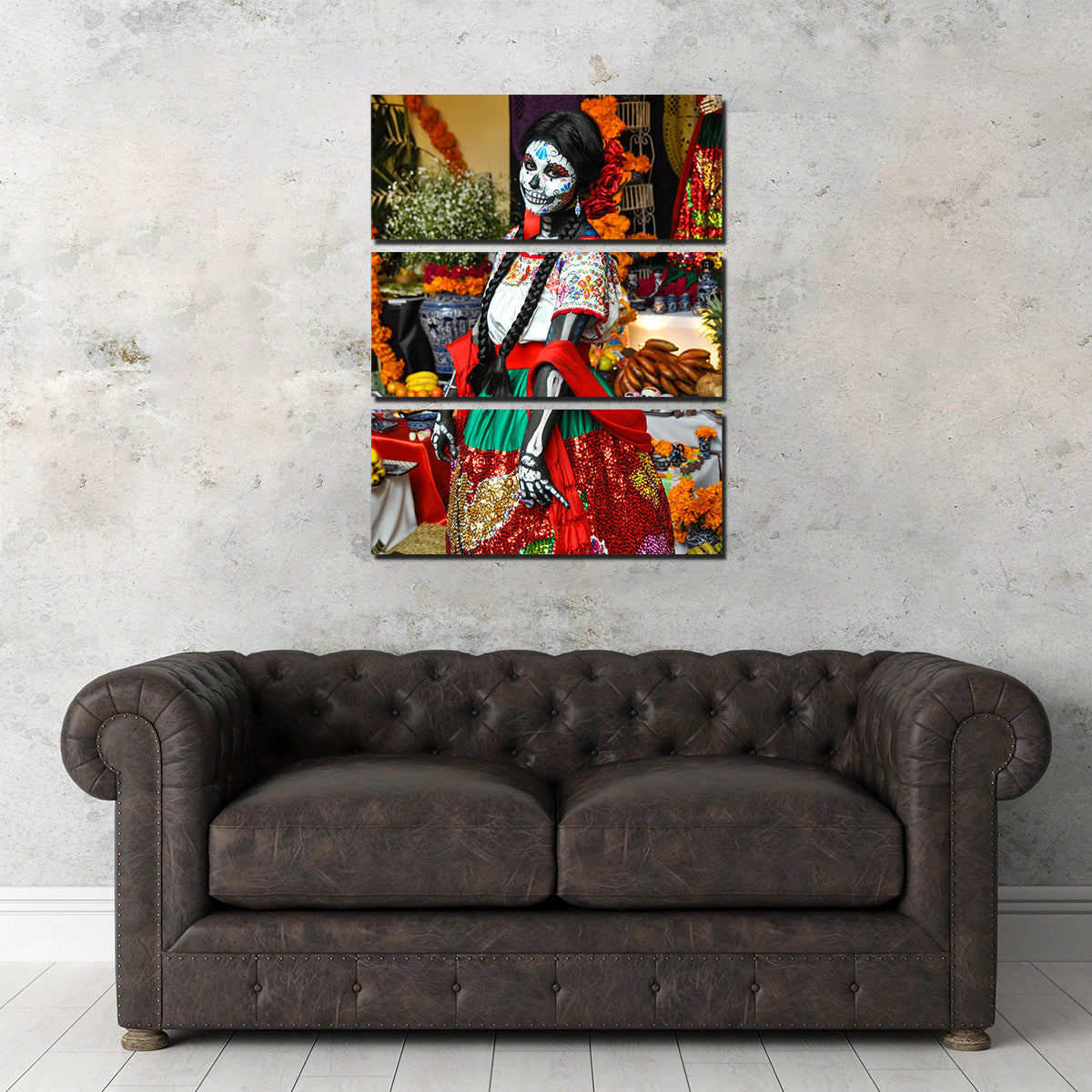 Dia de los Muertos Woman Wall Art