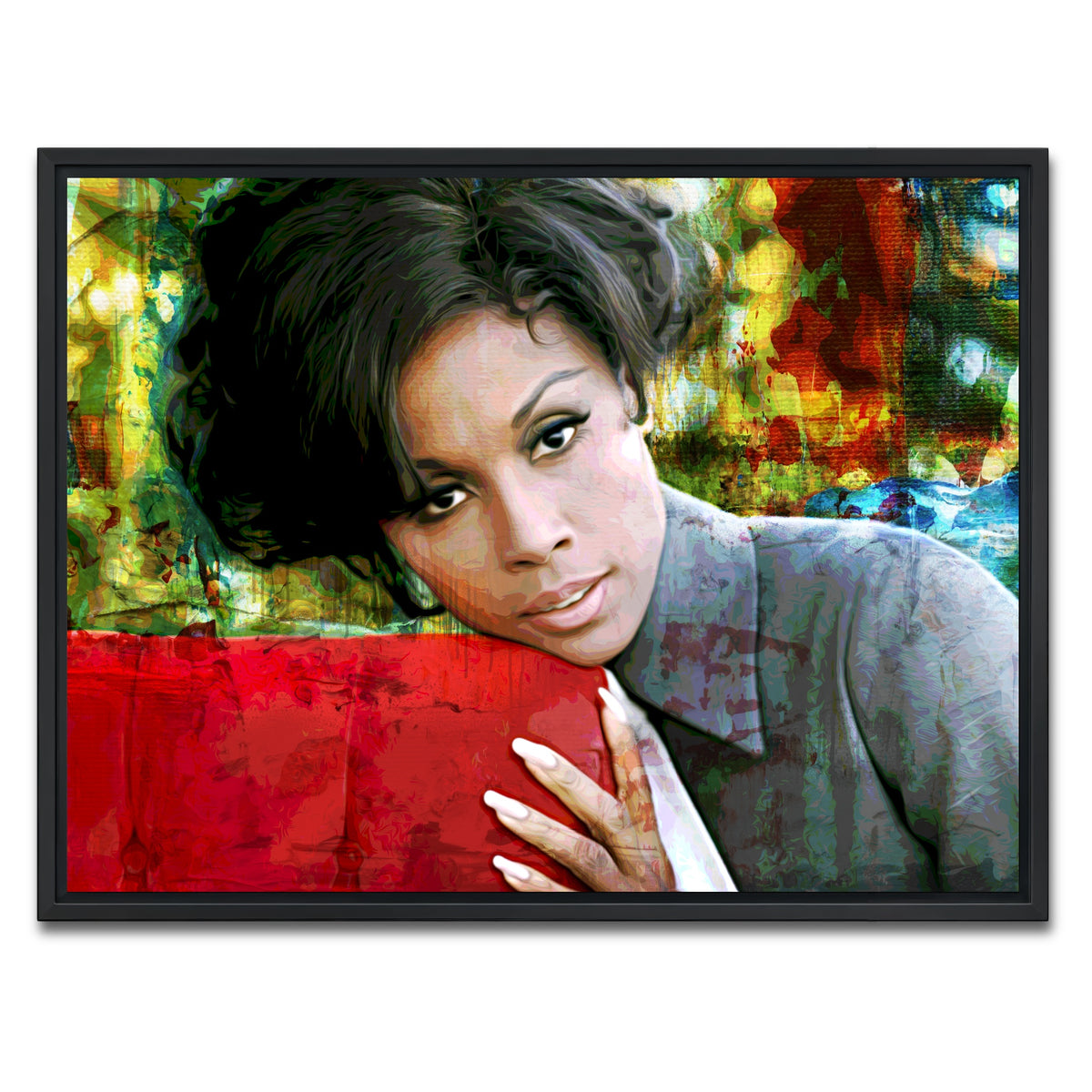 AUTO-MOCKUP WHITE | Diahann | 1 Piece | Black Framed Canvas | group=4x3