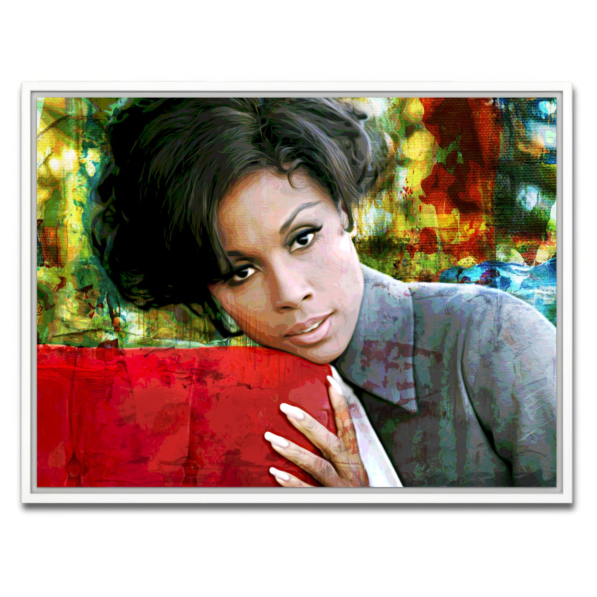 AUTO-MOCKUP WHITE | Diahann | 1 Piece | White Framed Canvas | group=4x3