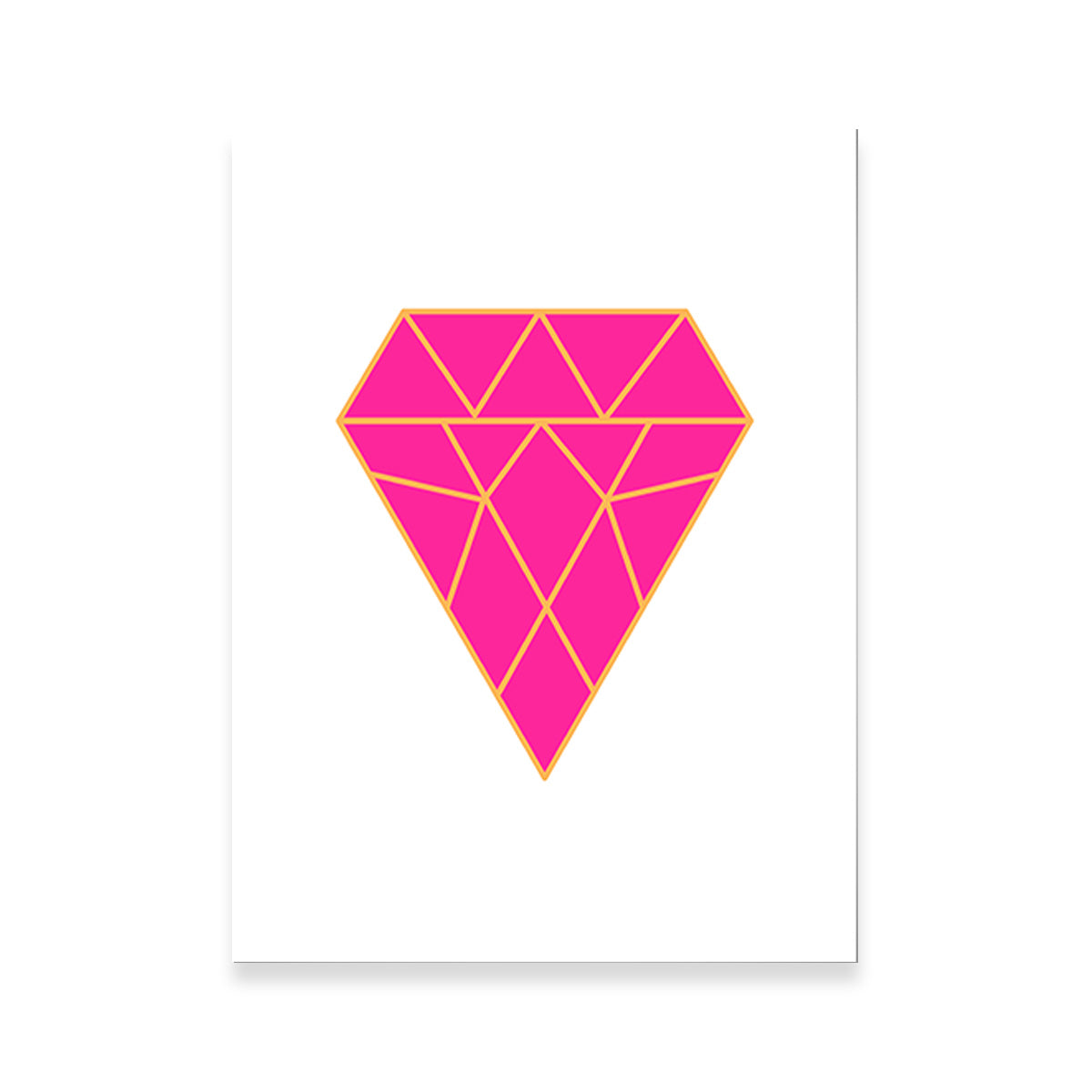 Diamond Pink Wall Art