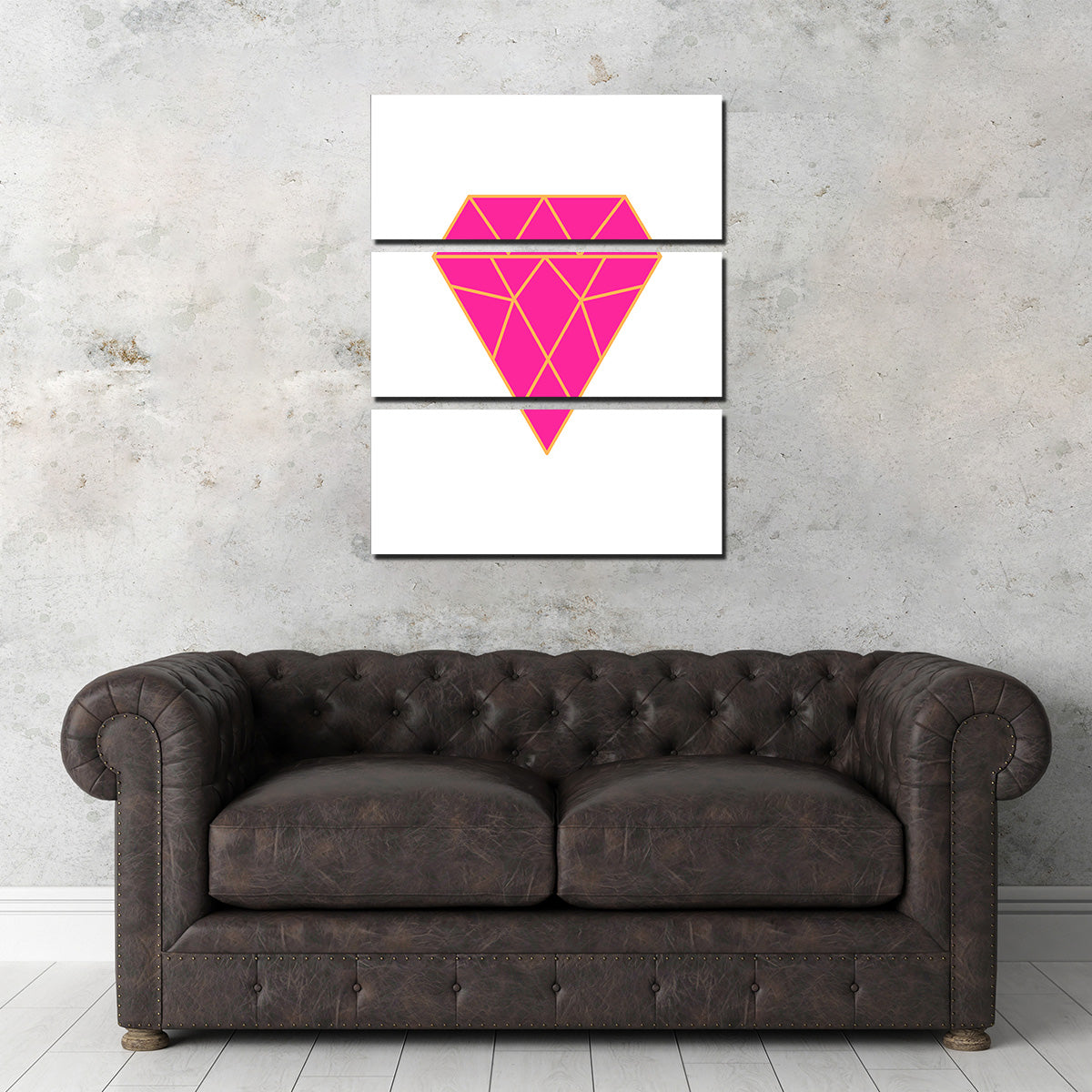 Diamond Pink Wall Art