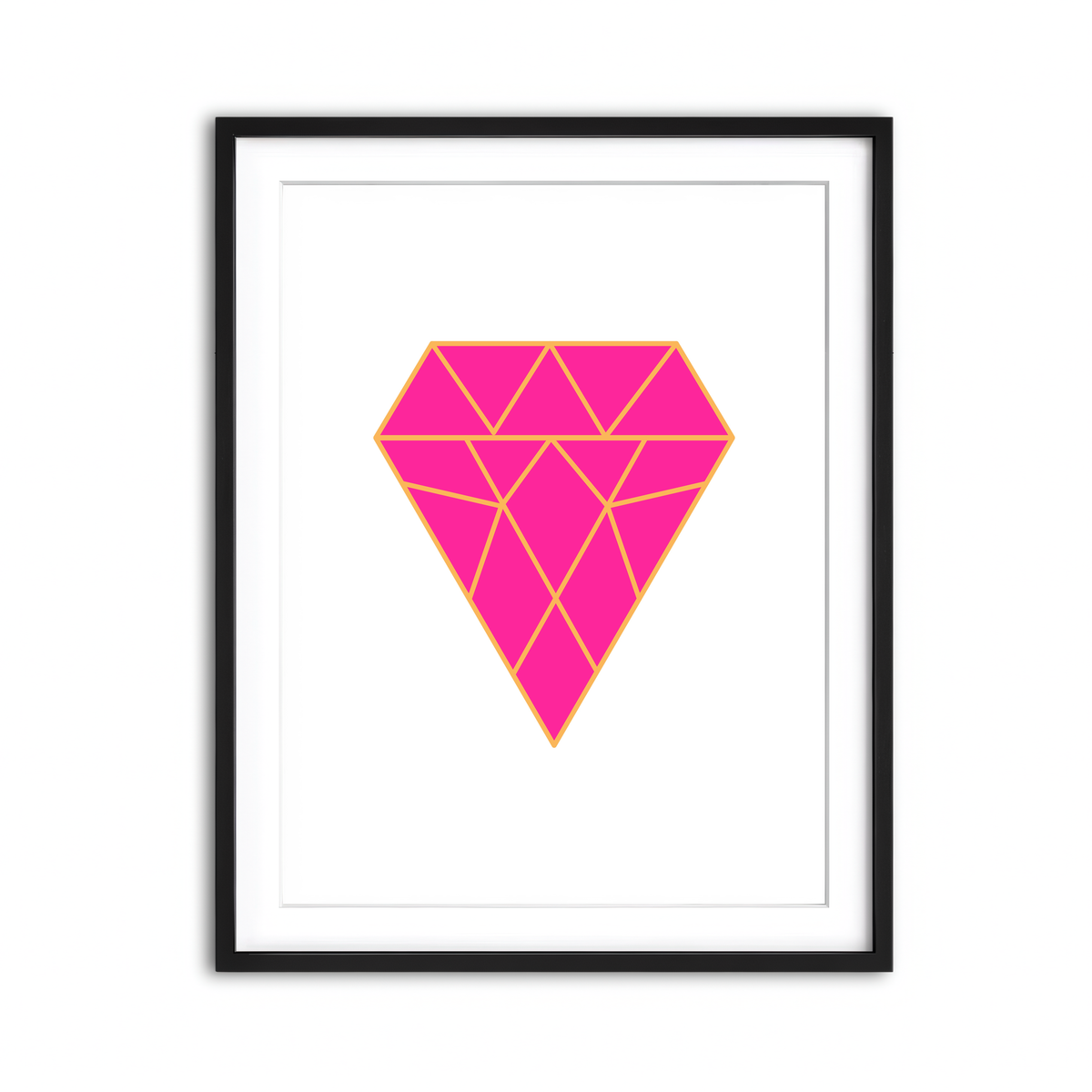 Framed Print 3x4 Black