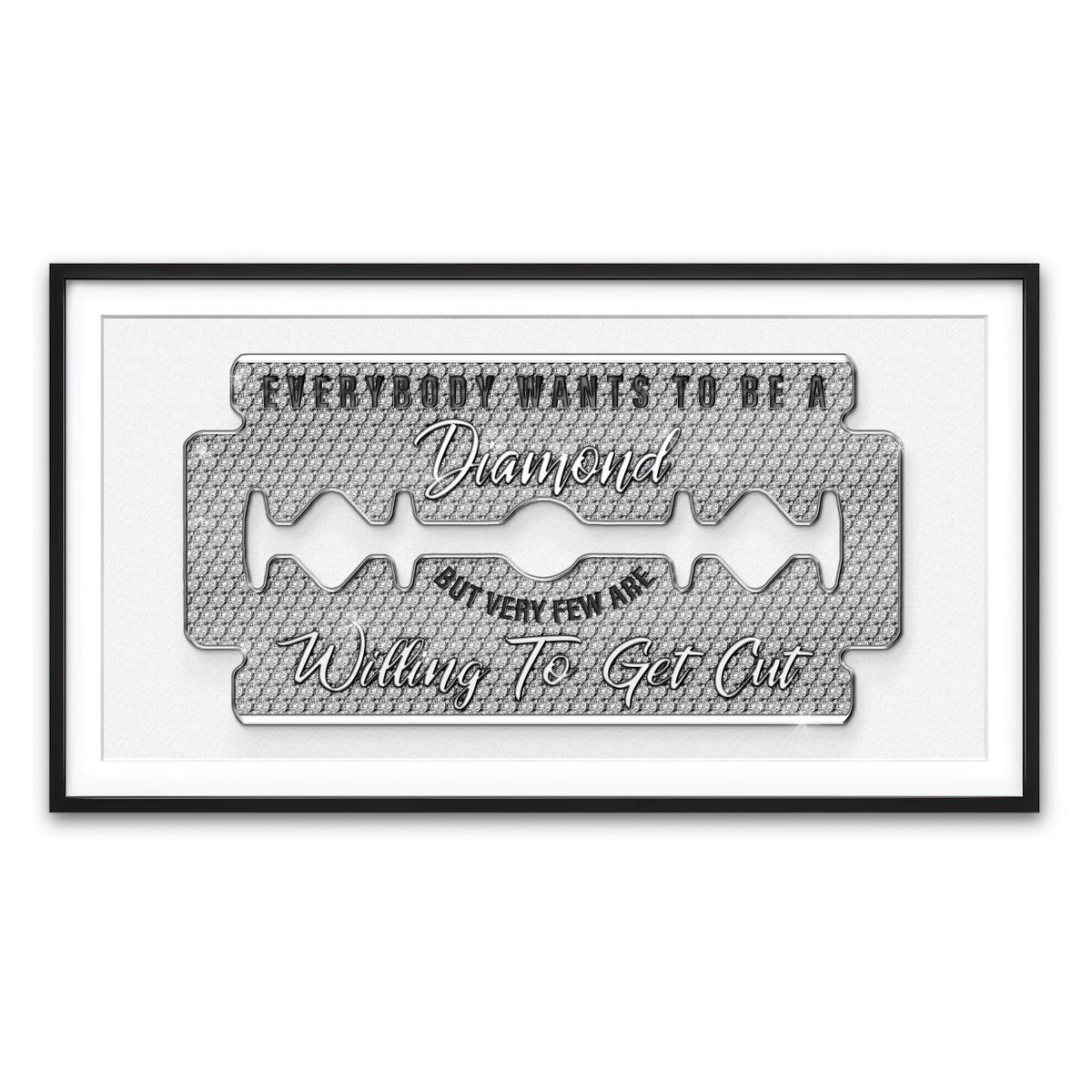 Framed Print 2x1 Black