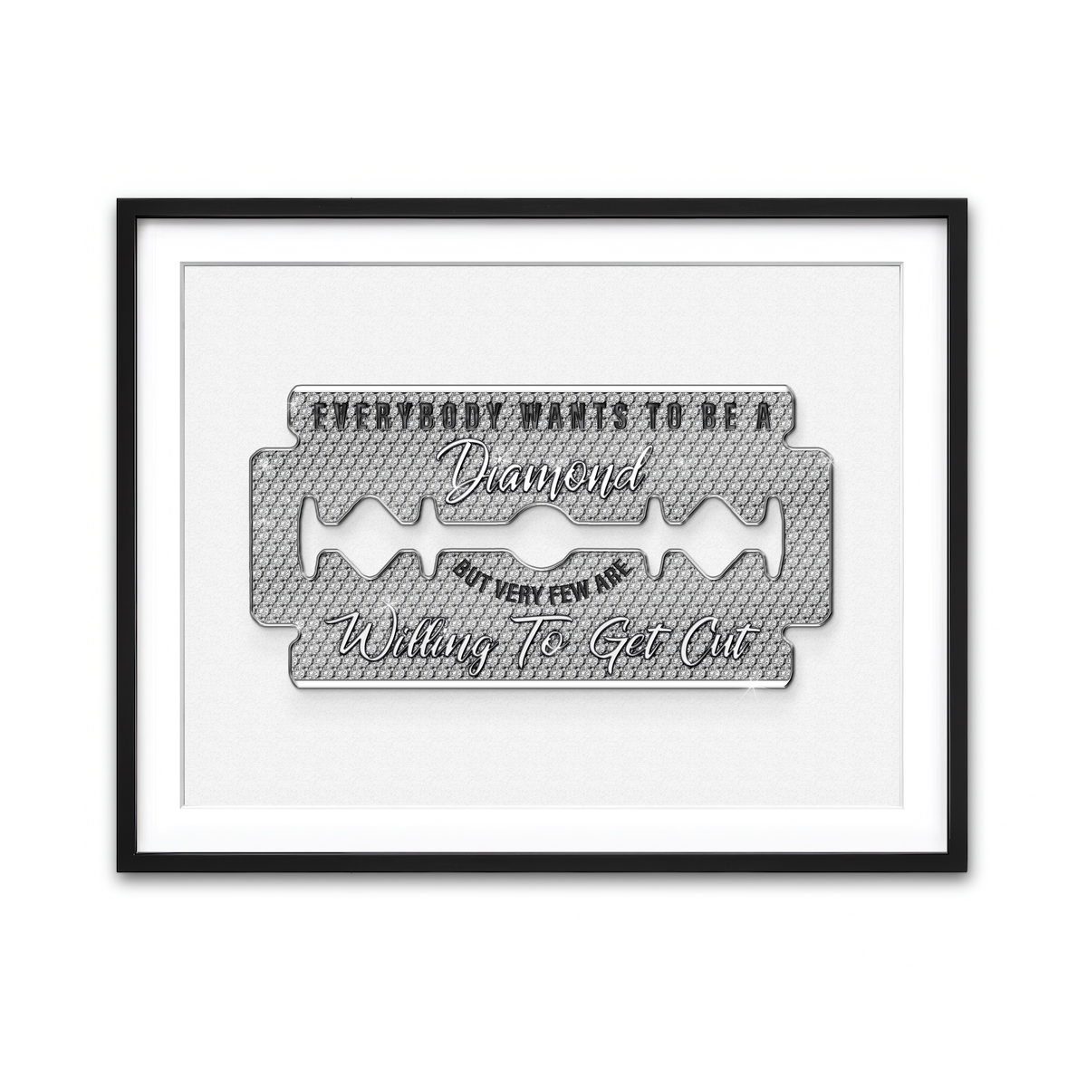 Framed Print 4x3 Black