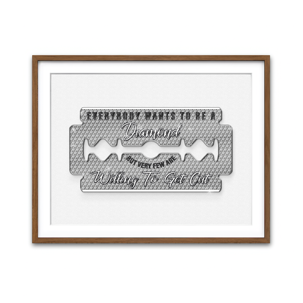 Framed Print 4x3 Walnut