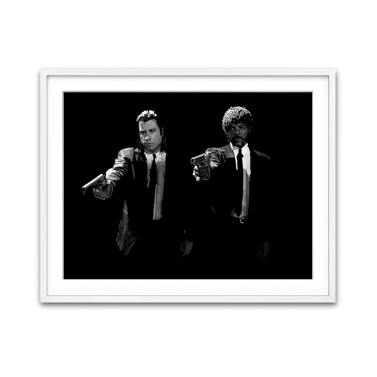 Framed Print 4x3 White