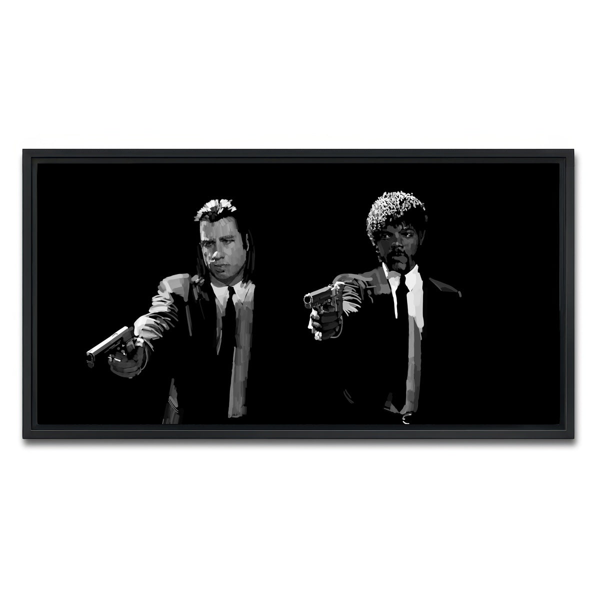 AUTO-MOCKUP WHITE | Did I Break Your Concentration | 1 Piece | Black Framed Canvas | group=2x1