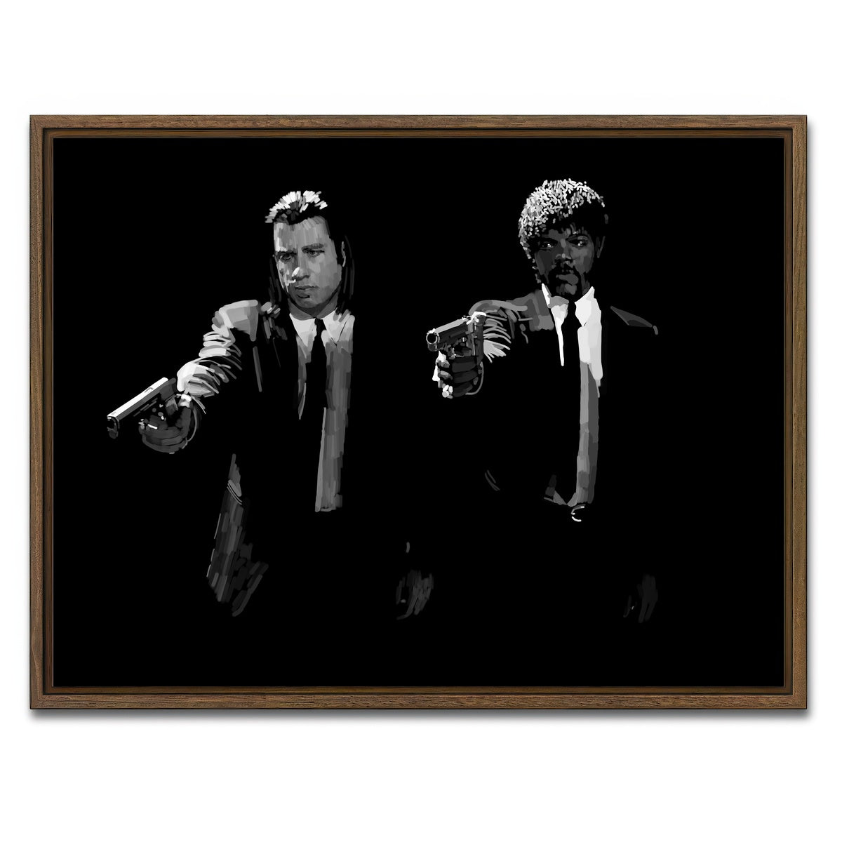 AUTO-MOCKUP WHITE | Did I Break Your Concentration | 1 Piece | Walnut Framed Canvas | group=4x3