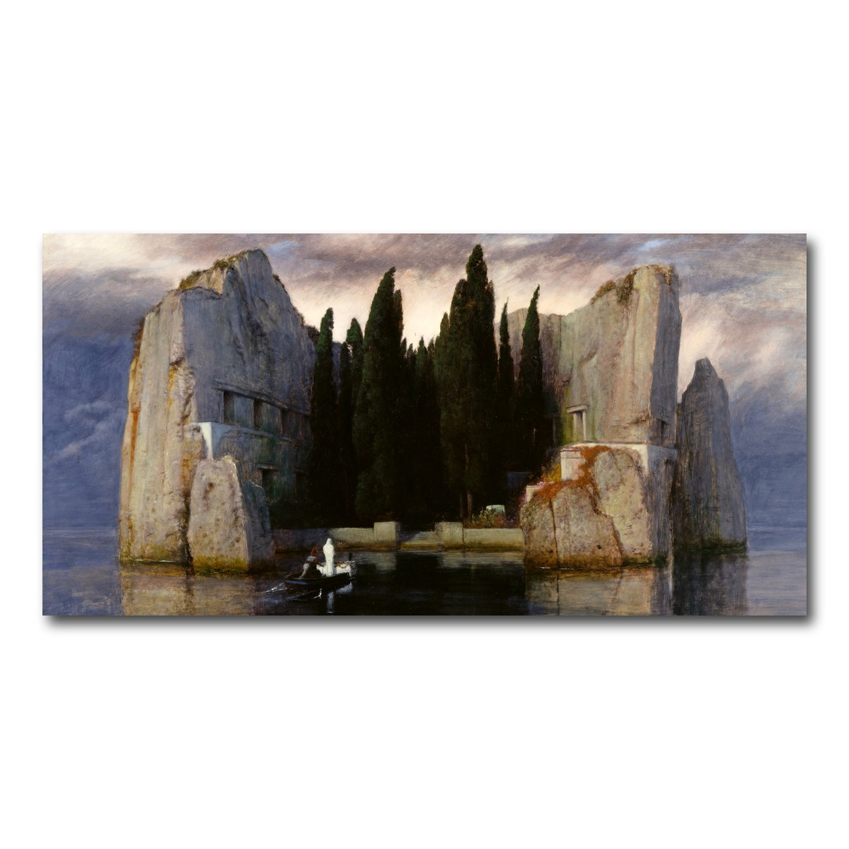 AUTO-MOCKUP WHITE | Die Toteninsel | 1 Piece | Gallery Wrap Canvas | group=2x1