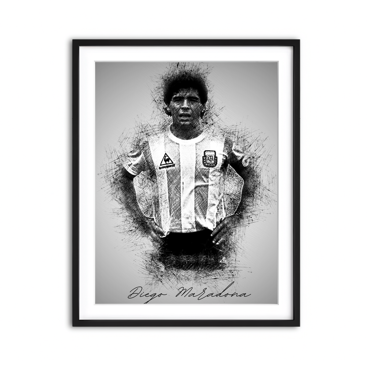 Framed Print 3x4 Black