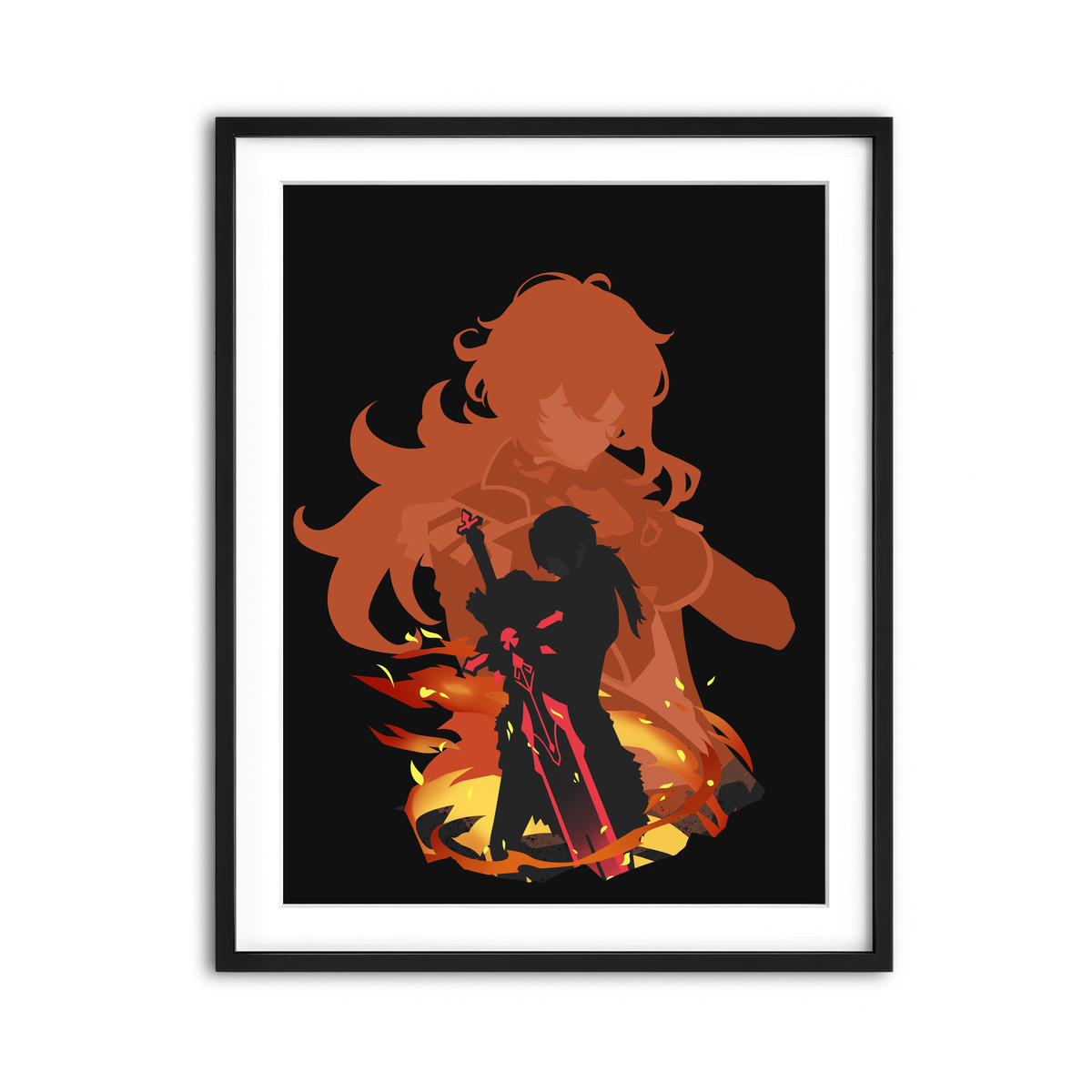 Framed Print 3x4 Black