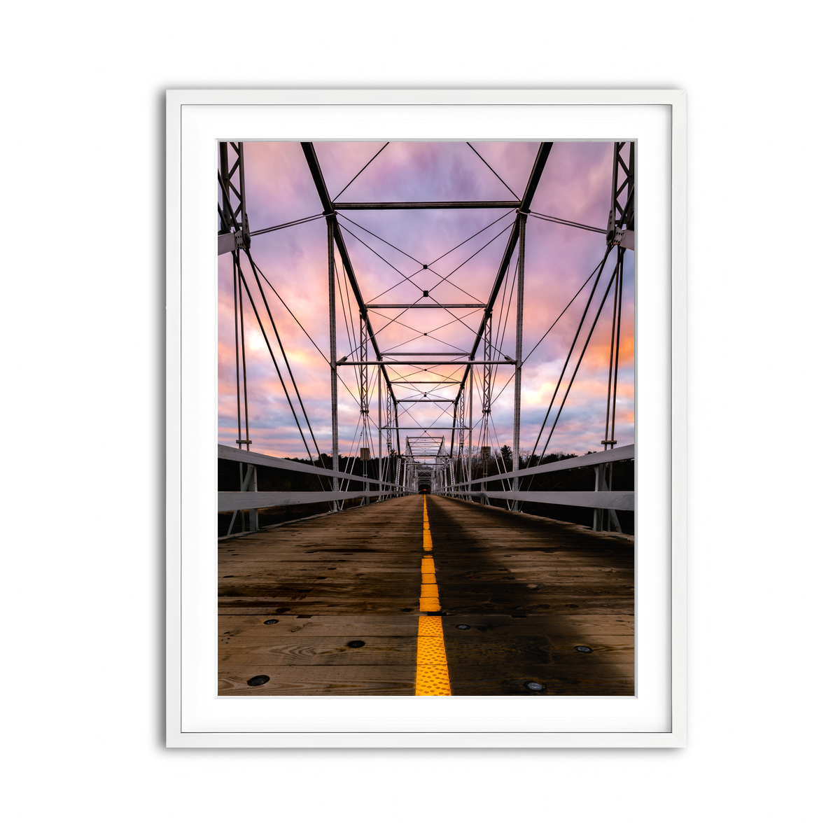 Framed Print 3x4 White