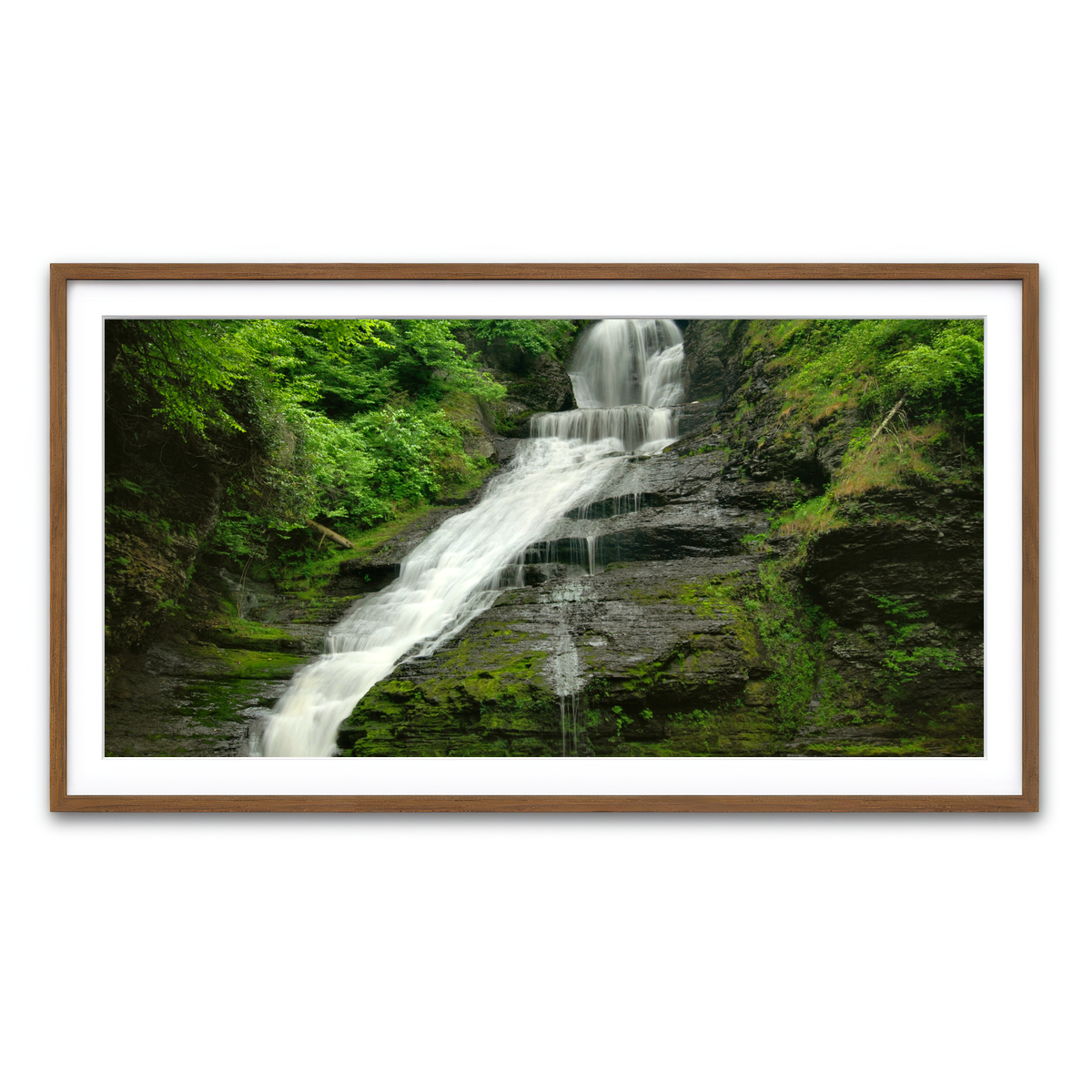 Framed Print 2x1 Walnut