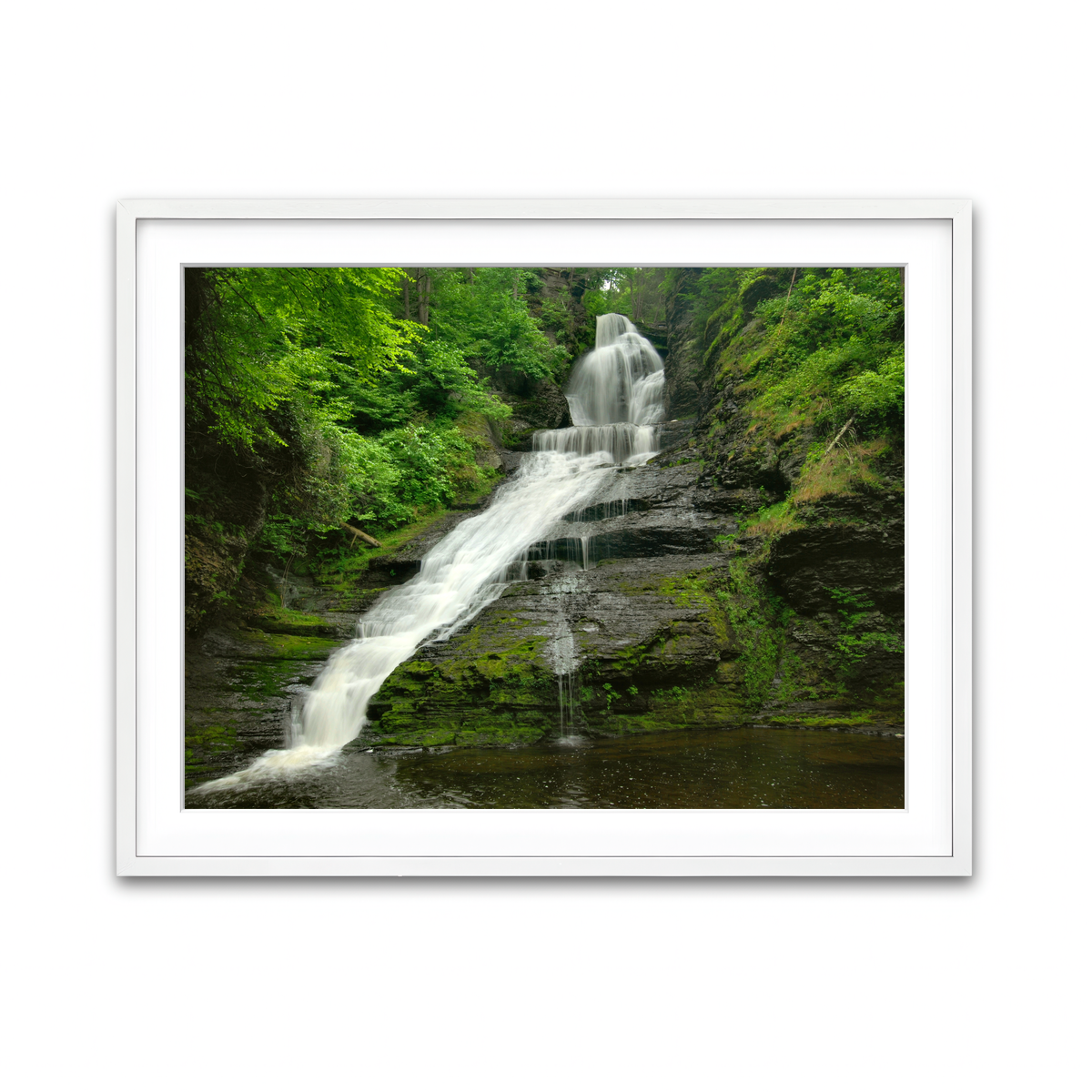 Framed Print 4x3 White