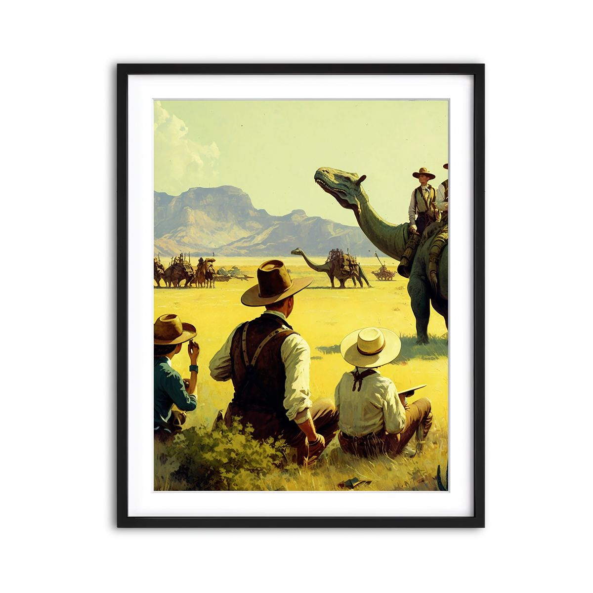 Framed Print 3x4 Black
