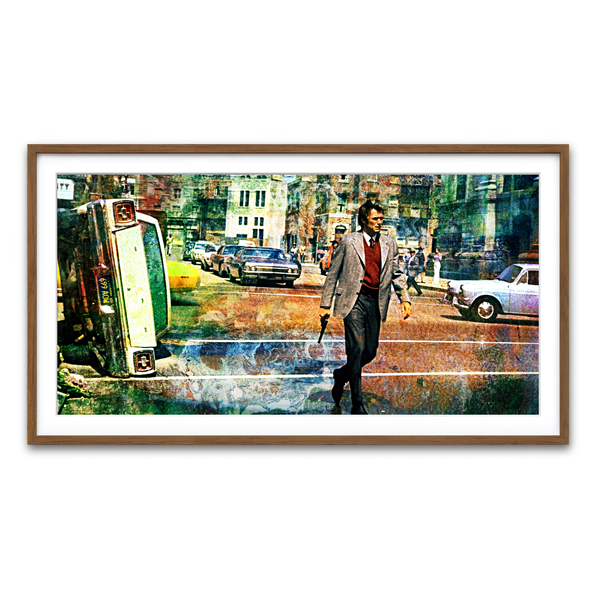 Framed Print 2x1 Walnut