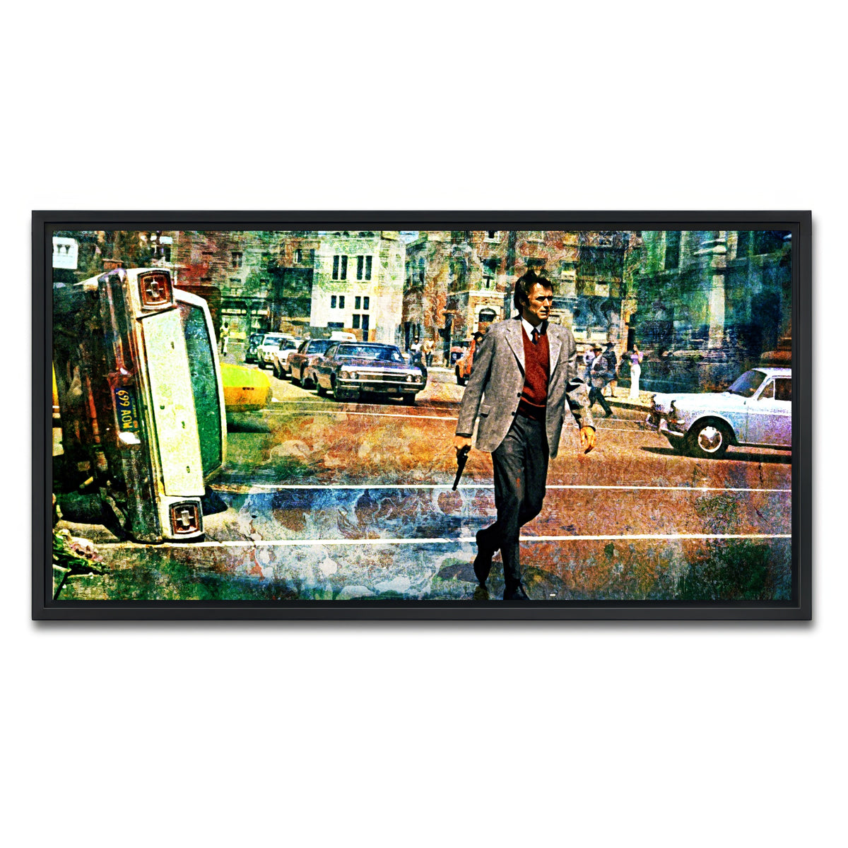 AUTO-MOCKUP WHITE | Dirty Harry | 1 Piece | Black Framed Canvas | group=2x1