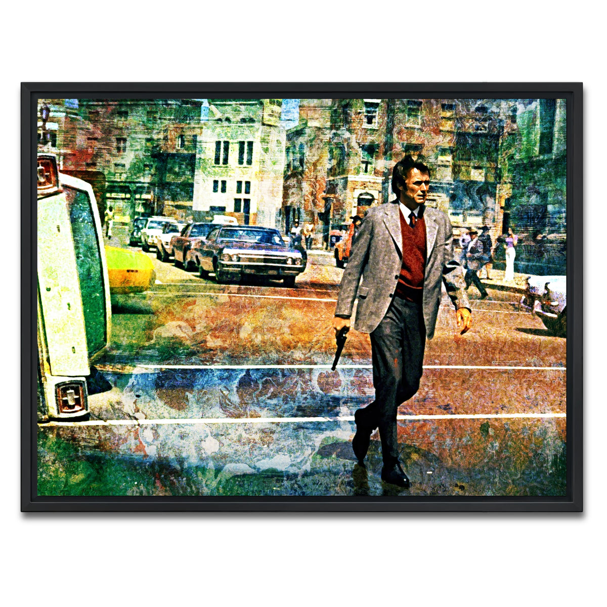 AUTO-MOCKUP WHITE | Dirty Harry | 1 Piece | Black Framed Canvas | group=4x3