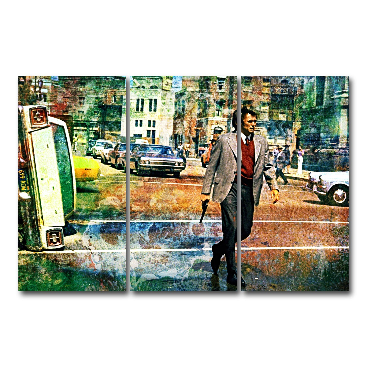 AUTO-MOCKUP WHITE | Dirty Harry | 3 Piece | Gallery Wrap Canvas | group=12x24