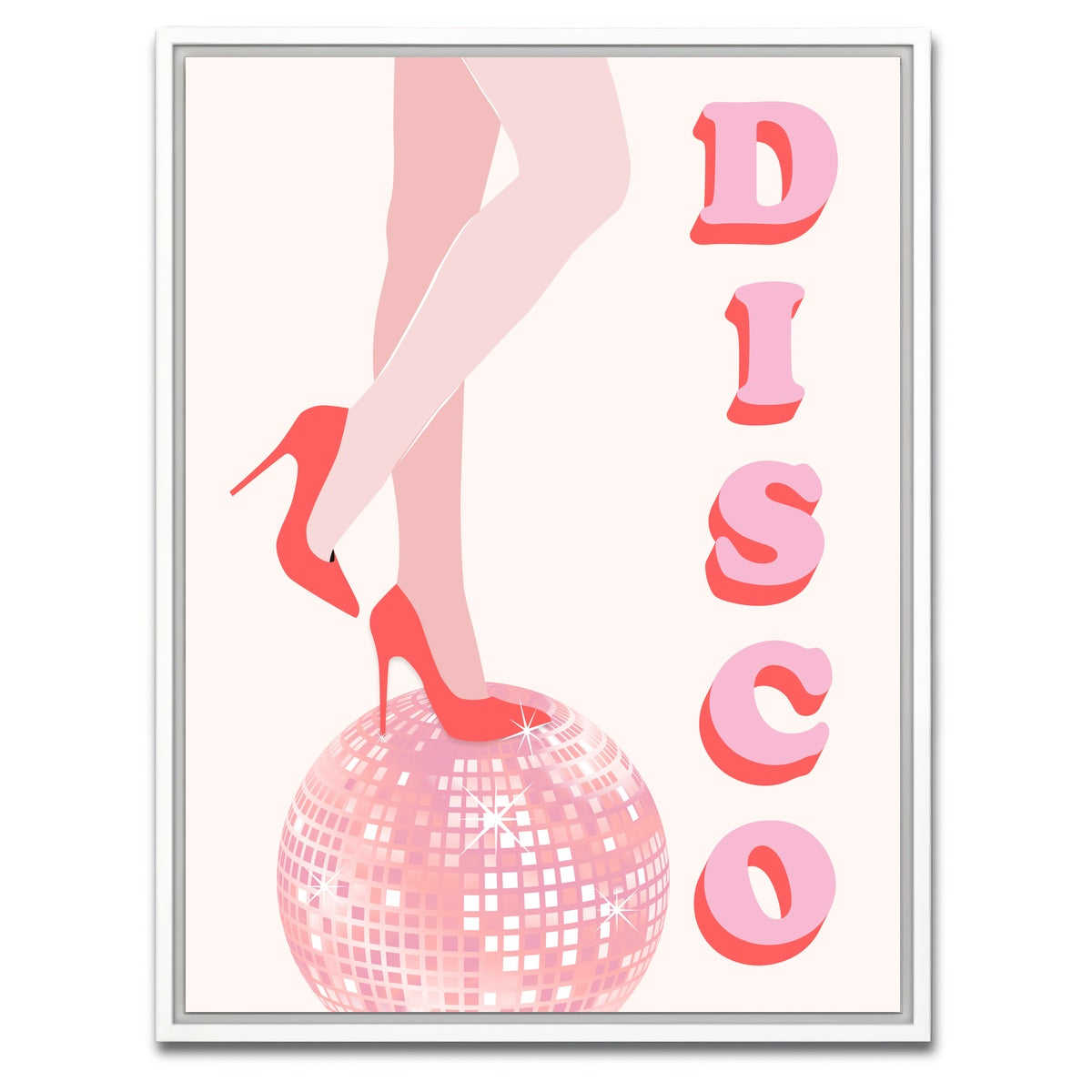 AUTO-MOCKUP WHITE | Disco | 1 Piece | White Framed Canvas | group=3x4