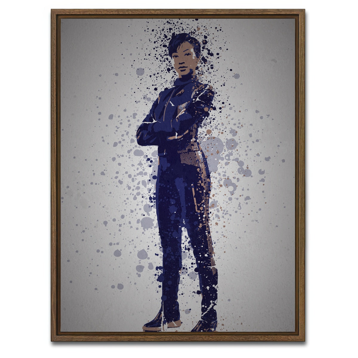 AUTO-MOCKUP WHITE | Discover | 1 Piece | Walnut Framed Canvas | group=3x4