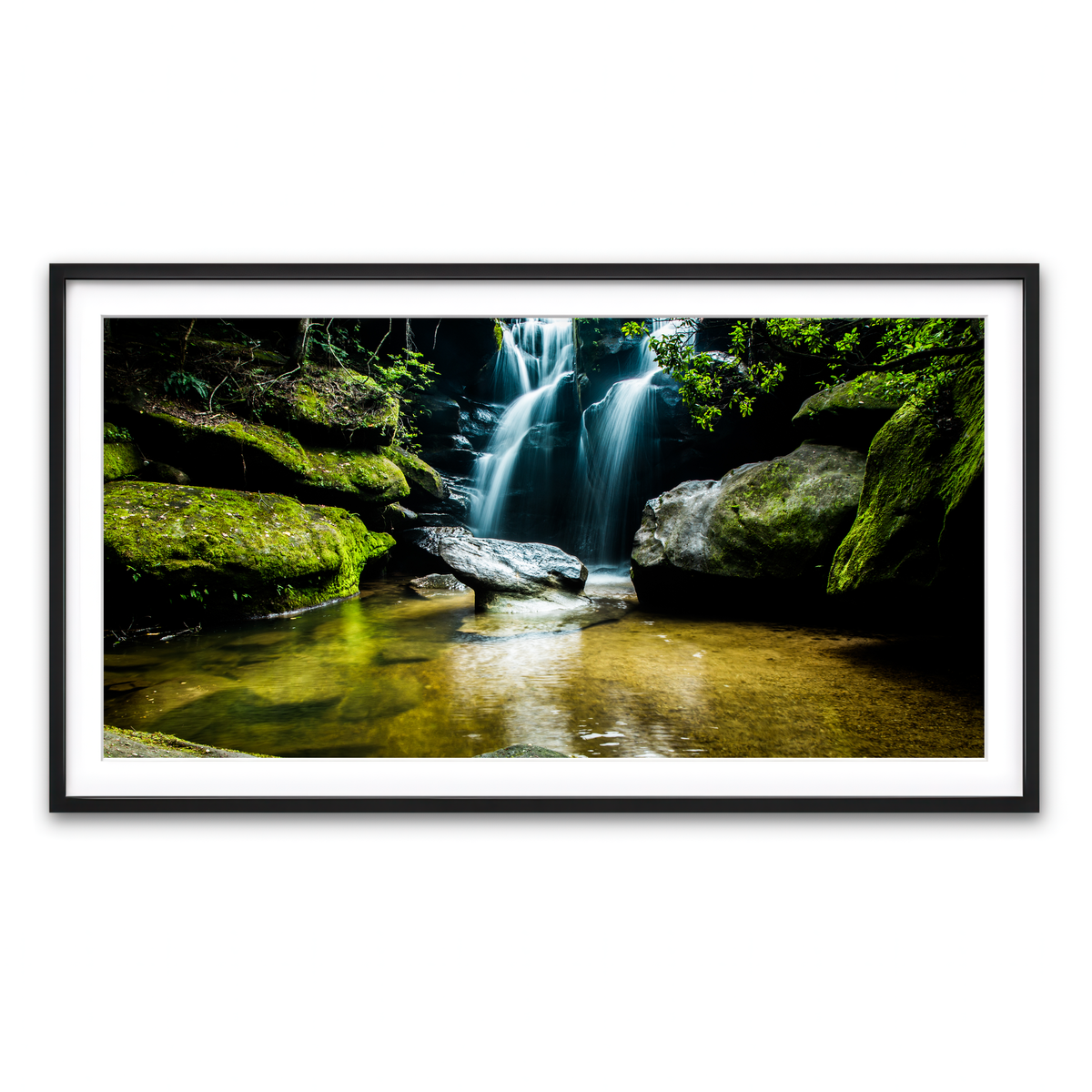 Framed Print 2x1 Black