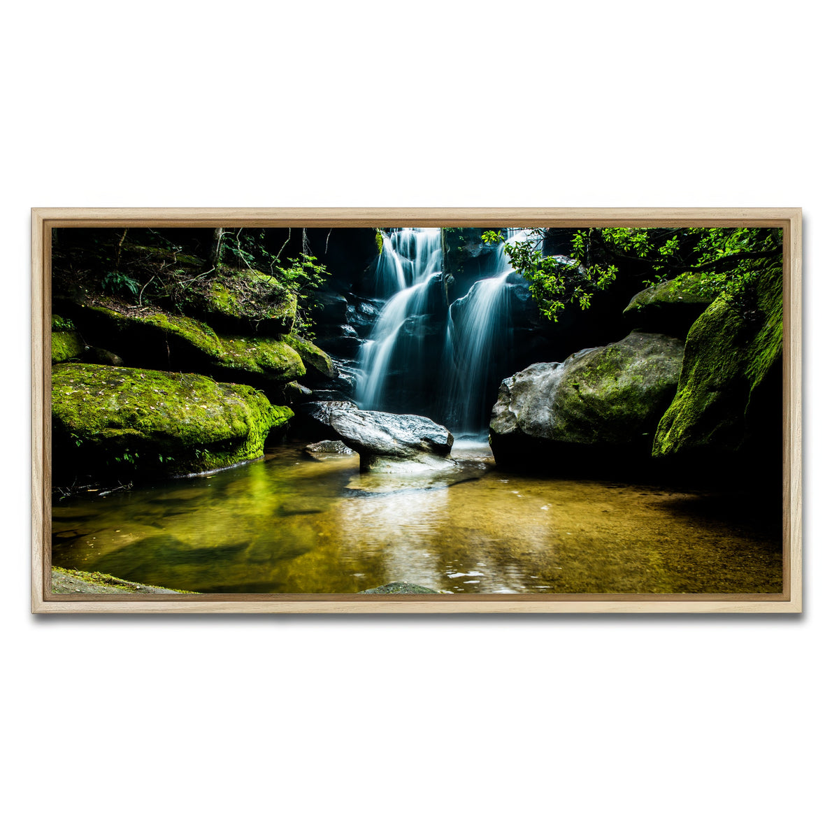 AUTO-MOCKUP WHITE | Dismals Canyon | 1 Piece | Natural Framed Canvas | group=2x1
