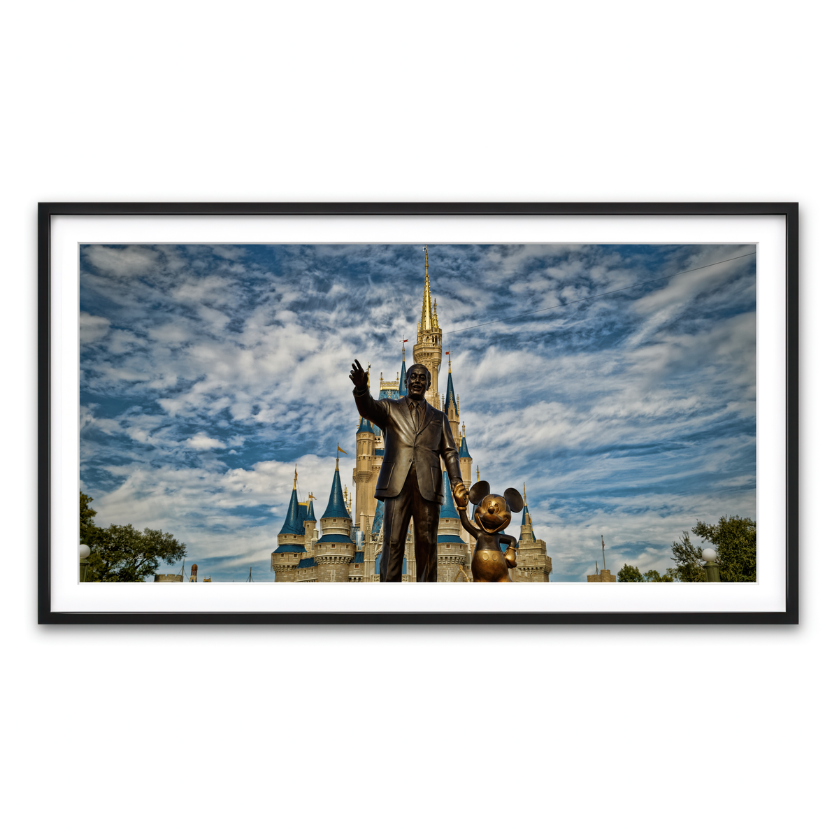 Framed Print 2x1 Black