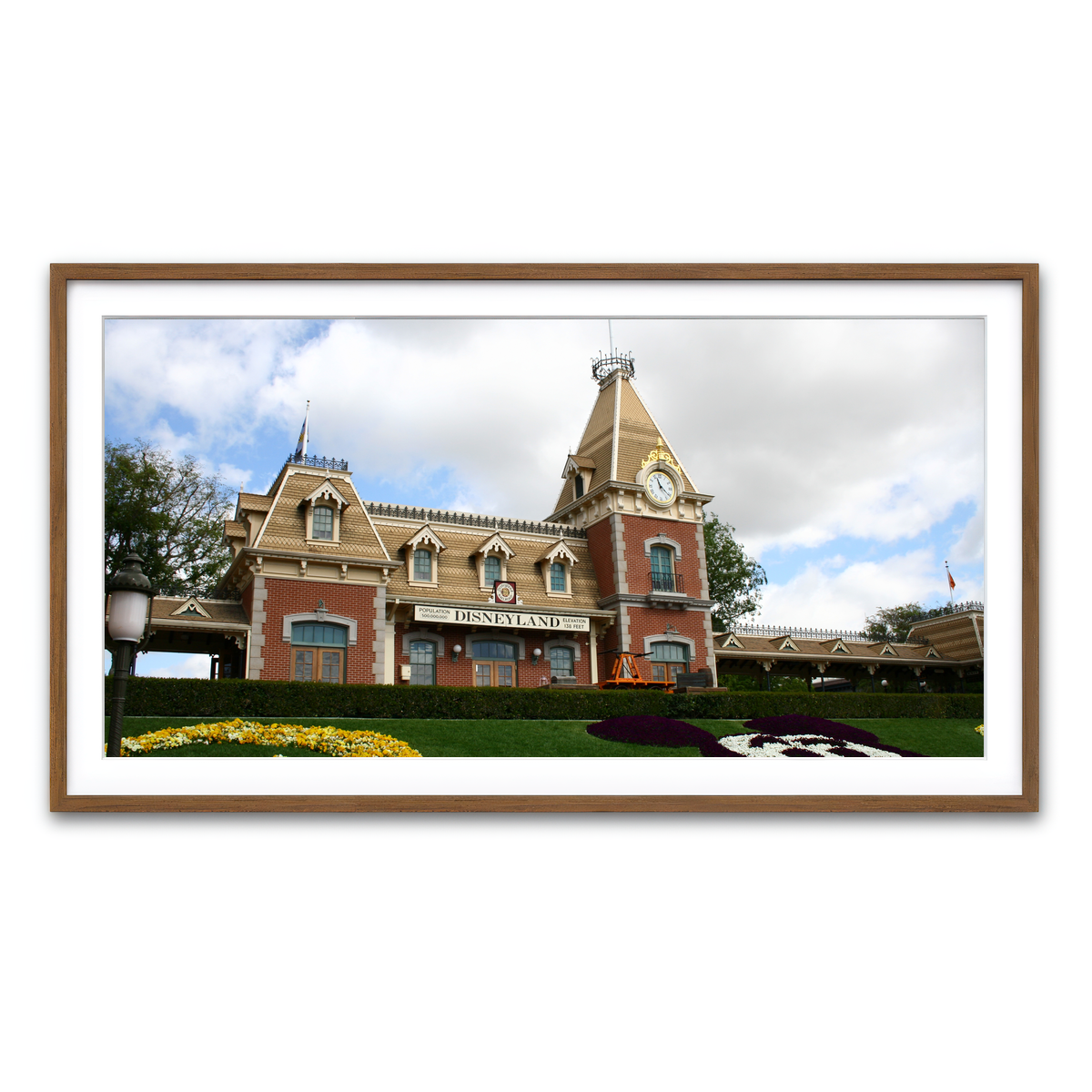 Framed Print 2x1 Walnut