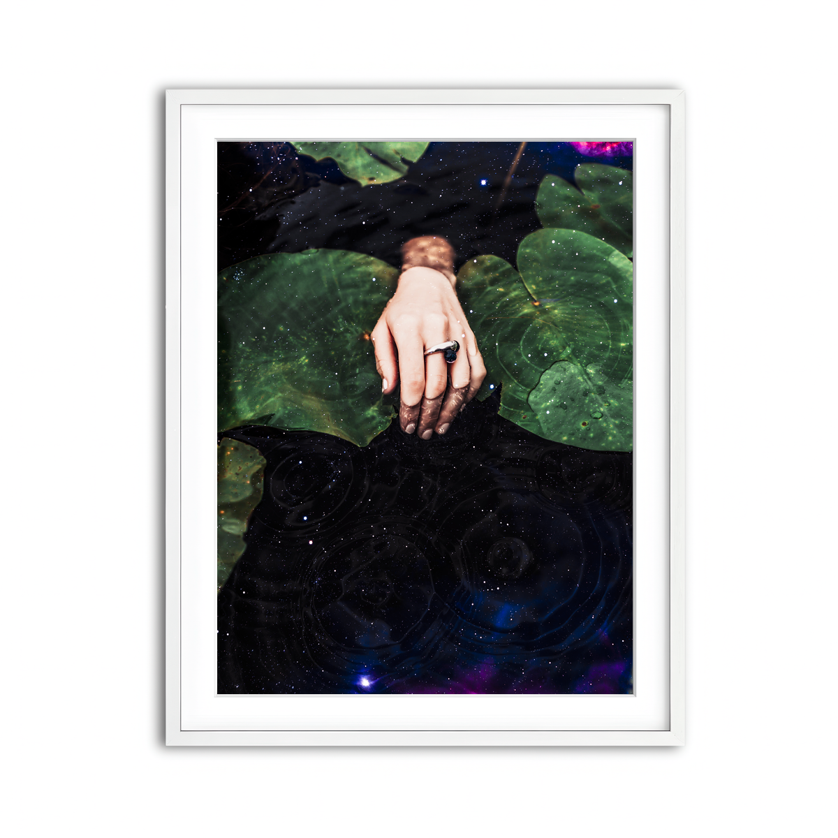 Framed Print 3x4 White