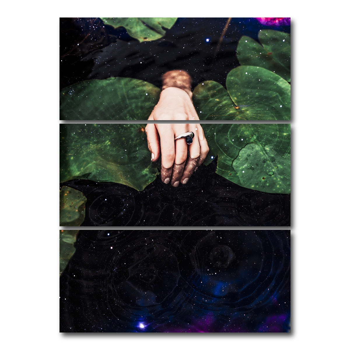 AUTO-MOCKUP WHITE | Dive-In | 3 Piece | Gallery Wrap Canvas | group=8x18_stacked