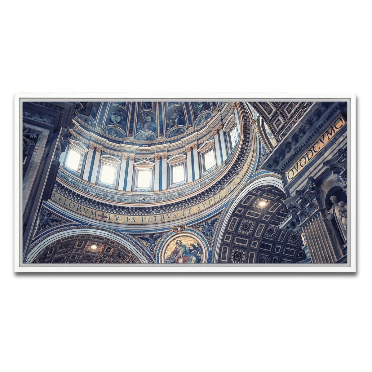 AUTO-MOCKUP WHITE | Divine Light | 1 Piece | White Framed Canvas | group=2x1