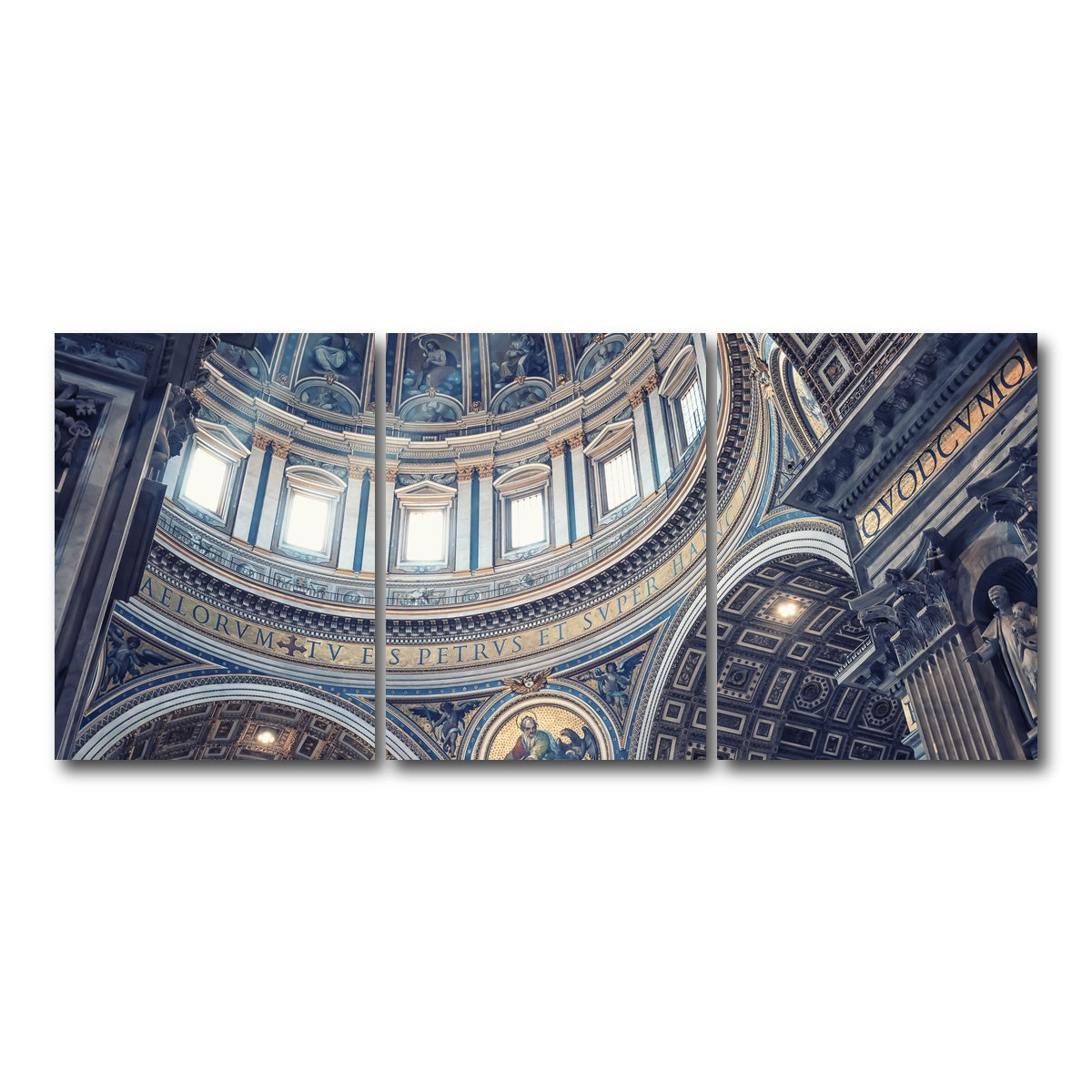 AUTO-MOCKUP WHITE | Divine Light | 3 Piece | Gallery Wrap Canvas | group=18x24