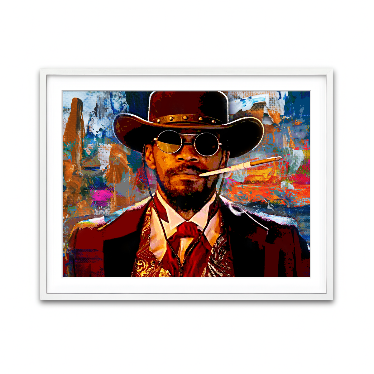 Framed Print 4x3 White