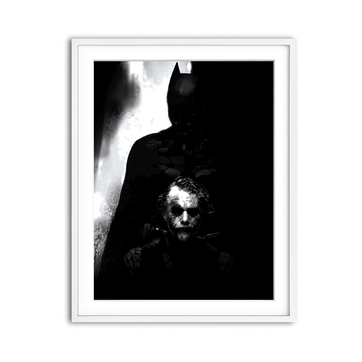 Framed Print 3x4 White
