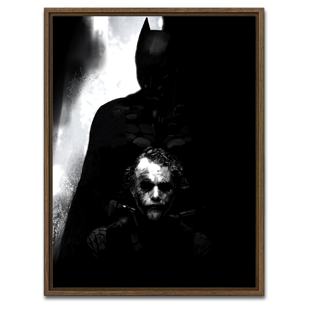 AUTO-MOCKUP WHITE | Do You Know How Many Of Your Friends I've Killed | 1 Piece | Walnut Framed Canvas | group=3x4