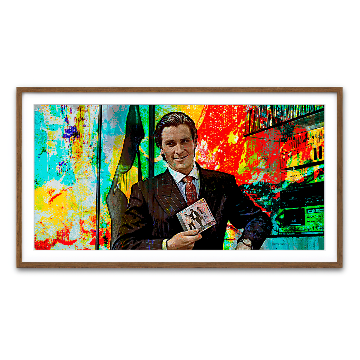 Framed Print 2x1 Walnut