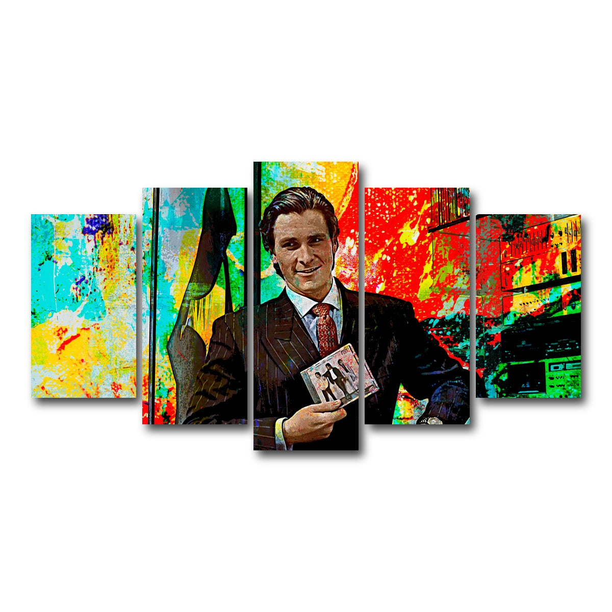 AUTO-MOCKUP WHITE | Do You Like Huey Lewis and the News | 5 Piece | Gallery Wrap Canvas | group=5_normal