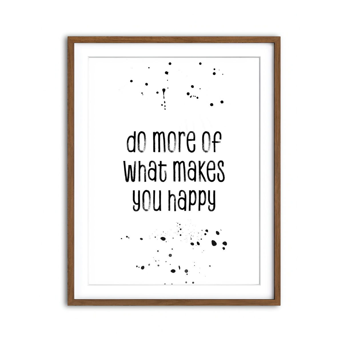 Framed Print 3x4 Walnut