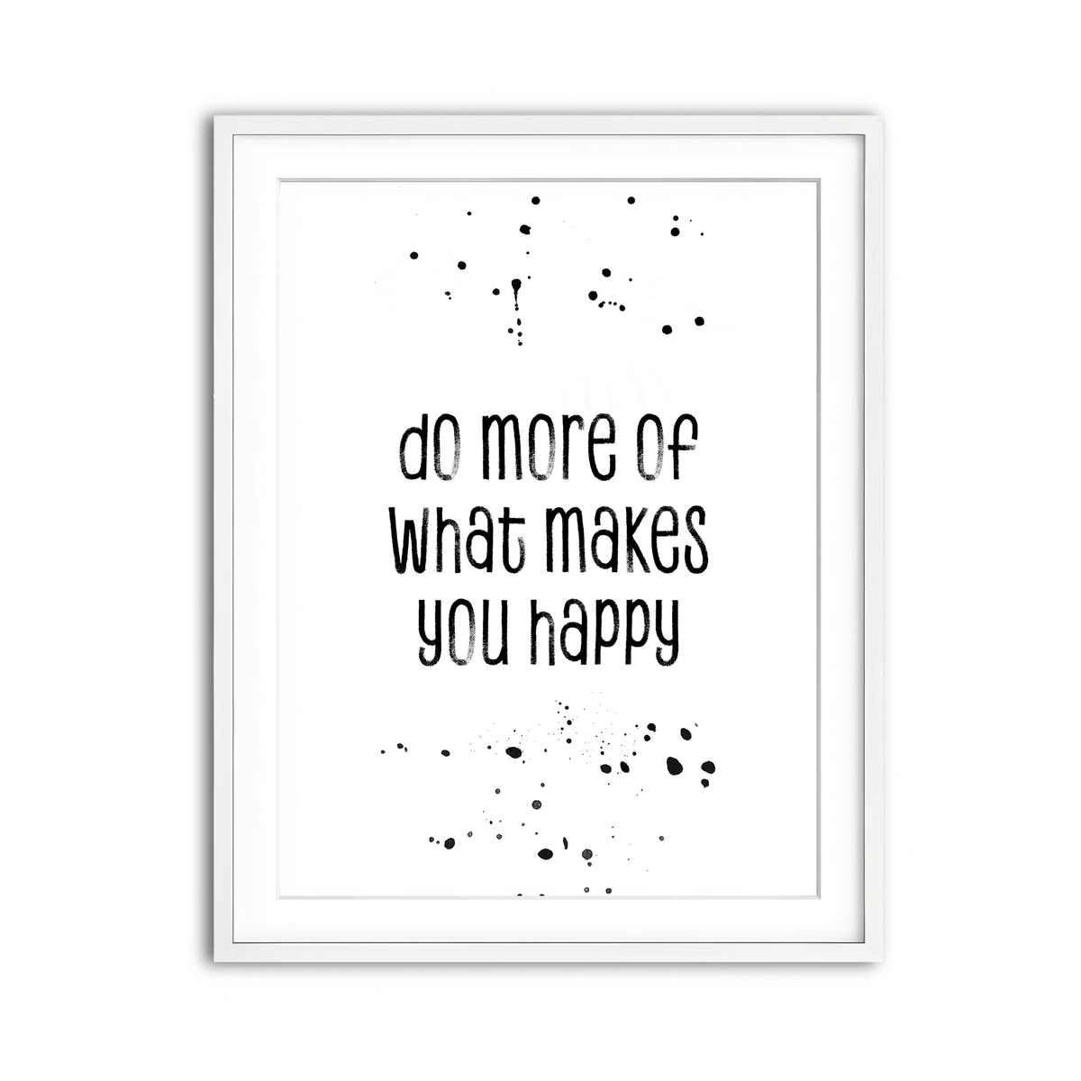 Framed Print 3x4 White