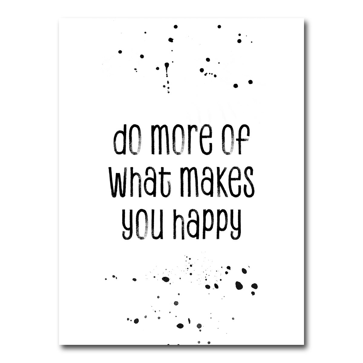 AUTO-MOCKUP WHITE | Do more of what makes you happy | 1 Piece | Gallery Wrap Canvas | group=3x4