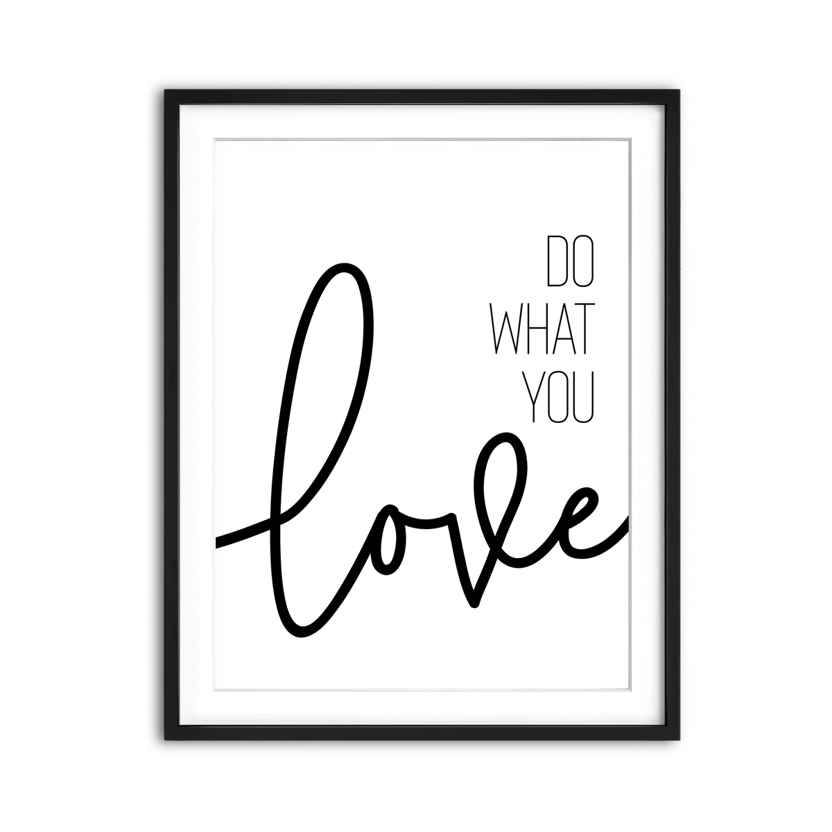 Framed Print 3x4 Black